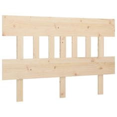 Vidaxl Posteljno vzglavje 163,5x3x81 cm trdna borovina