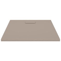 Vidaxl Kad za tuš SMC rjava 100x80 cm