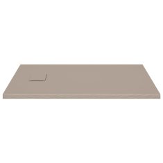 Vidaxl Kad za tuš SMC rjava 100x80 cm