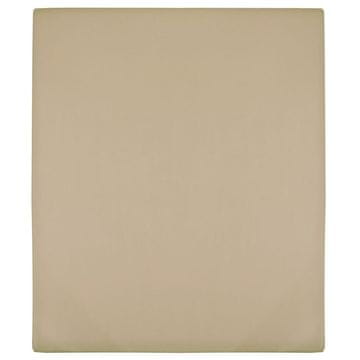 Vidaxl Napenjalna rjuha taupe 160x200 cm bombaž