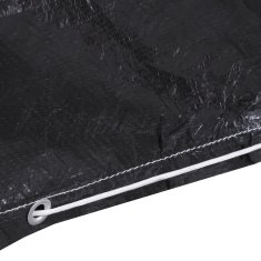 Vidaxl Pokrivalo za vrtno pohištvo 12 obročkov 2 kosa 325x205x90 cm