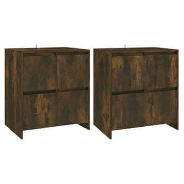 Vidaxl Komoda 2 kosa 70x41x75 cm iverna plošča