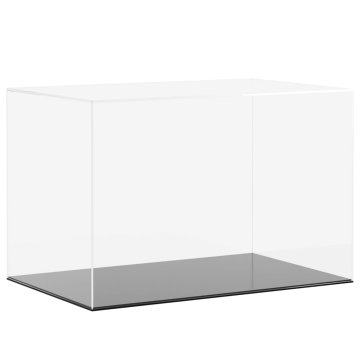 Vidaxl Razstavna škatla prozorna 56x36x37 cm akril