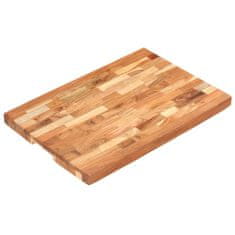 Vidaxl Deska za rezanje 60x40x4 cm trden akacijev les