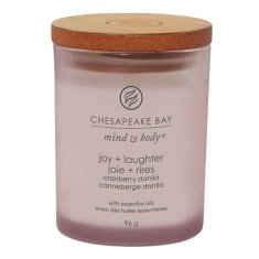 Svíčka Chesapeake Bay Candle malá, Joy & Laughter, Radost a smích, brusinky a švestky, 96 g