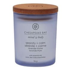 Svíčka Chesapeake Bay Candle malá, Serenity & Calm, Ticho a klid, levandule a tymián, 96 g,