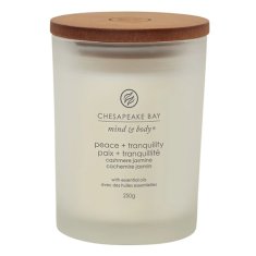 Svíčka Chesapeake Bay Candle střední, Peace & Tranquility, Klid a mír, Jasmín a kašmír, 250 g