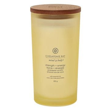 Svíčka Chesapeake Bay Candle velká, Strength & Energy, Síla a energie, ananas a kokos, 355 g