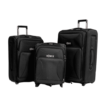 Rowex ROWEX Trajna tekstilna potovalna torbica Prime Barva: črna