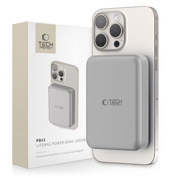 Tech-protect PB11 MagSafe Powerbank 10000mAh 15W, titanium