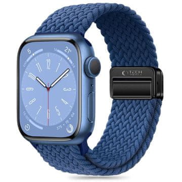 Tech-protect Nylon Mag pašček za Apple Watch 44/45/46/49mm, montego blue