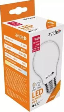 NIPEKO spol. s r.o. LED žarnica (9570156) LED okrogla mlečna svetilka. 10W, E27 4000K