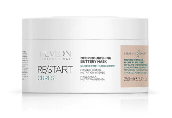 Revlon Professional Hranilna maska za kodraste in valovite lase Restart Curls (Nourishing Buttery Mask)