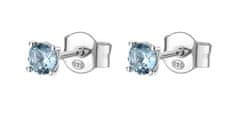Brosway Čudoviti srebrni uhani Fancy Cloud Light Blue FCL39