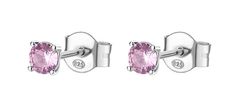 Brosway Čudoviti srebrni uhani Fancy Vibrant Pink FVP38