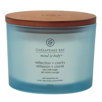 Svíčka Chesapeake Bay Candle 3 knoty, Reflection & Clarity, Pravda a jasný pohled, mořská sůl, 312 g
