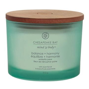 Svíčka Chesapeake Bay Candle 3 knoty, Balance & Harmony, Rovnováha a harmonie, vodní hruška, 312 g