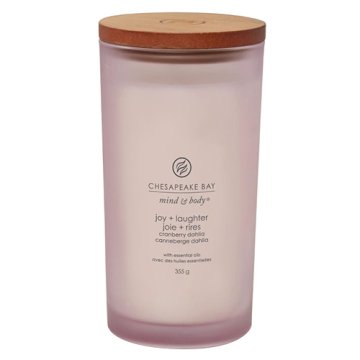 Svíčka Chesapeake Bay Candle velká, Joy & Laughter, Radost a smích, brusinky a švestky, 355 g