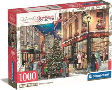 Clementoni Puzzle božični sprehod 1000 kosov