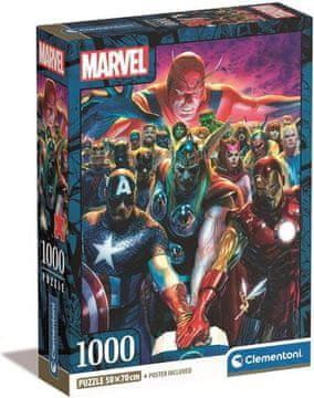 Clementoni Puzzle Marvel: Avengers 1000 kosov