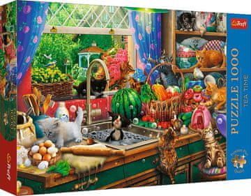 Trefl Puzzle Premium Plus Tea Time: Rotten kittens1000 kosov