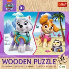 Trefl Lesena sestavljanka Paw Patrol: Girl Patrol 24 kosov
