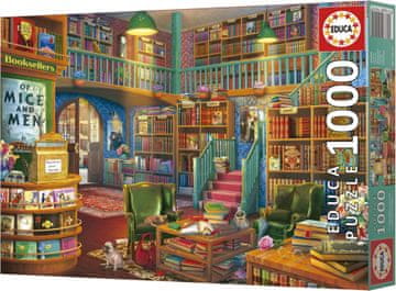 Educa Puzzle Čudovita knjigarna 1000 kosov