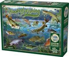 Cobble Hill Puzzle Addicted to fishing 1000 kosov