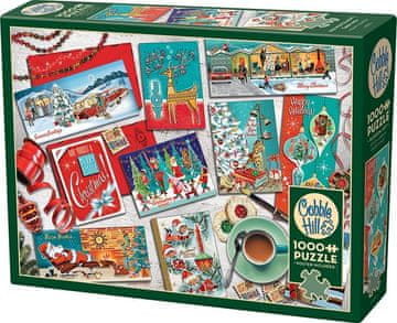 Cobble Hill Puzzle božične čestitke 1000 kosov