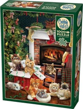 Cobble Hill Puzzle Christmas mucki 1000 kosov