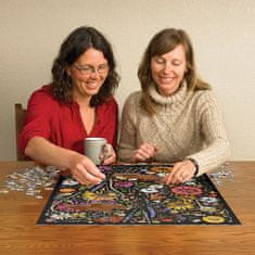 Cobble Hill Puzzle Stisnjeno cvetje: Sreča 1000 kosov