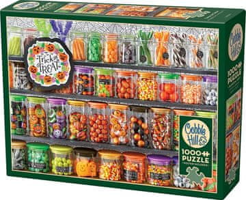 Cobble Hill Puzzle Halloween: Trick or Treat 1000 kosov