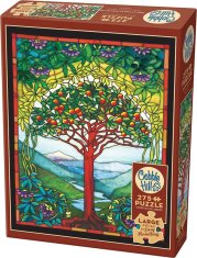 Cobble Hill Puzzle Vitraž Drevo življenja XL 275 kosov