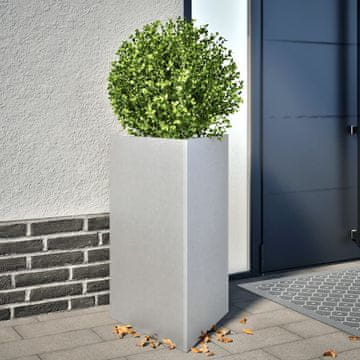Vidaxl vidaXL Trikotni vrtni sadilnik 50x43x75 cm pocinkano jeklo