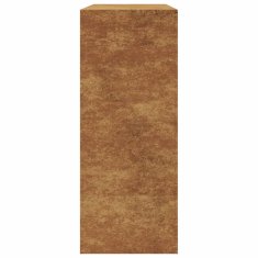 Vidaxl Stojalo za drva 100x40x100 cm Vremensko odporno jeklo
