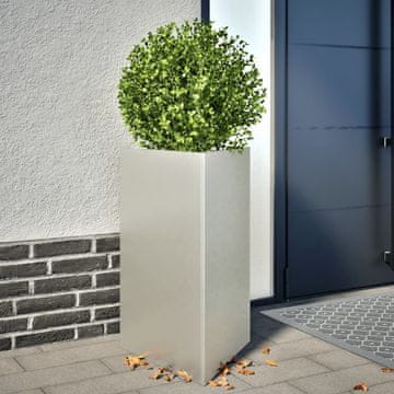 Vidaxl vidaXL Trikotno vrtno korito 50x43x75 cm nerjaveče jeklo