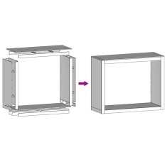 Vidaxl Stojalo za drva 100x40x80 cm Vremensko odporno jeklo