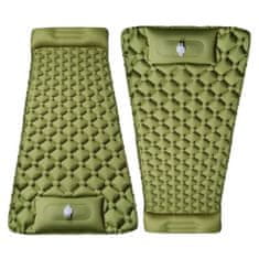 VIVVA® 2-pack samonapihljiva blazina za kampiranje, napihljiva na prostem, zračna blazina, ultralahka blazina za kampiranje, blazina za kampiranje, zložljiva spalna blazina z vzglavnikom B2UBIMAT