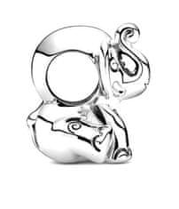 Pandora Srebrna perla Slon 799088C00