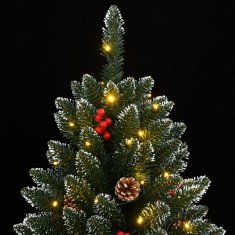 Vidaxl Umetna novoletna jelka 150 LED diod 120 cm