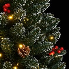 Vidaxl Umetna novoletna jelka 300 LED diod 210 cm