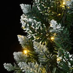 Vidaxl Umetna novoletna jelka 300 LED diod 180 cm