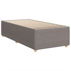 Vidaxl Box spring postelja z vzmetnico taupe 100x200 cm blago