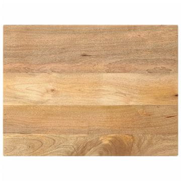 shumee vidaXL Mizna plošča 90x60x3,8 cm pravokotna trden mangov les