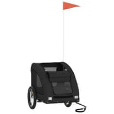 Vidaxl vidaXL Kolesarska prikolica za hišne ljubljenčke, oxfordsko blago in železo