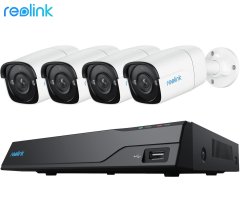 Reolink NVS8-5MB4 varnostni komplet, NVR snemalna enota + 4 x IP kamere P320