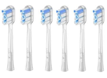 Laifen Nadomestne glave za zobno ščetko Head Efficient Cleaning Hard 6 kos