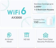 TP-Link Deco X50 domači Mesh Wifi sistem (Deco X50(1-pack))