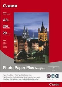 Canon SG-201 fotopapir, A3, polsvetleč, 260 g/m2, 20 listov (1686B026AA)