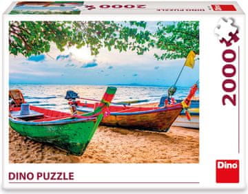 Dino Puzzle Ribiški čolni 2000 kosov